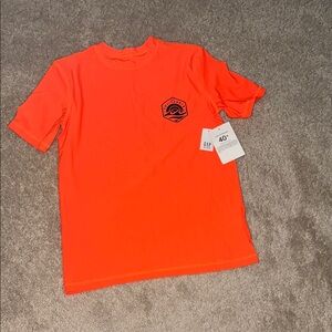 GAP Orange Swim Protection Shirt Boys XL Regular UPF40+